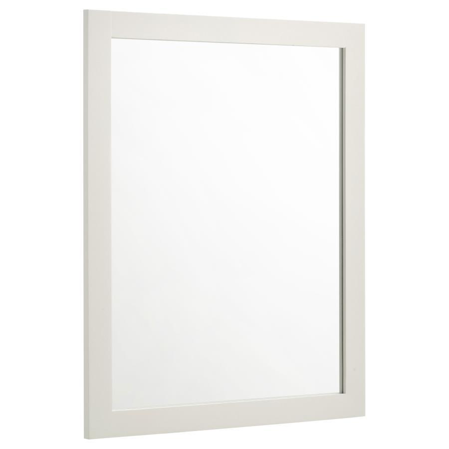 Selena - Dresser Mirror - Cream White