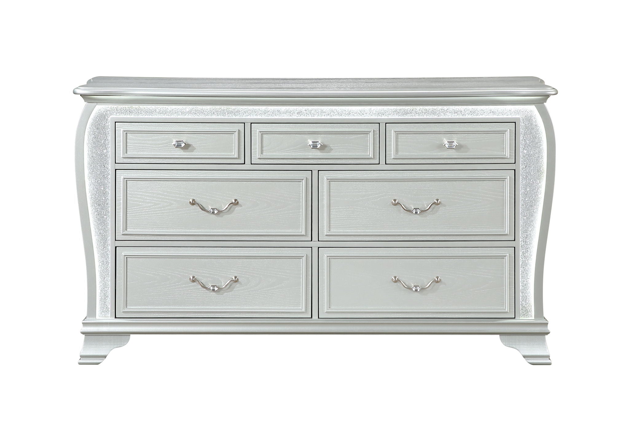 Aria - Dresser With LED - Silver