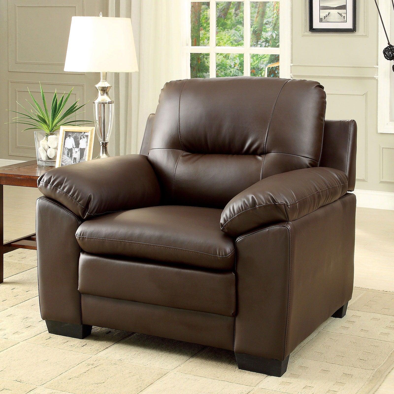 Furniture of America - Parma - Chair - Brown - 5th Avenue Furniture