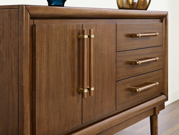 Signature Design by Ashley® - Lyncott - Brown - Dining Room Server - 5th Avenue Furniture