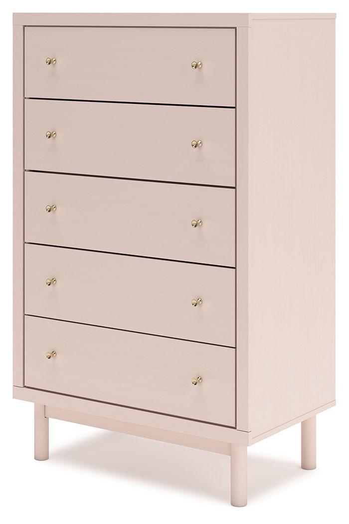 Signature Design by Ashley® - Wistenpine - Blush - Five Drawer Chest - 5th Avenue Furniture