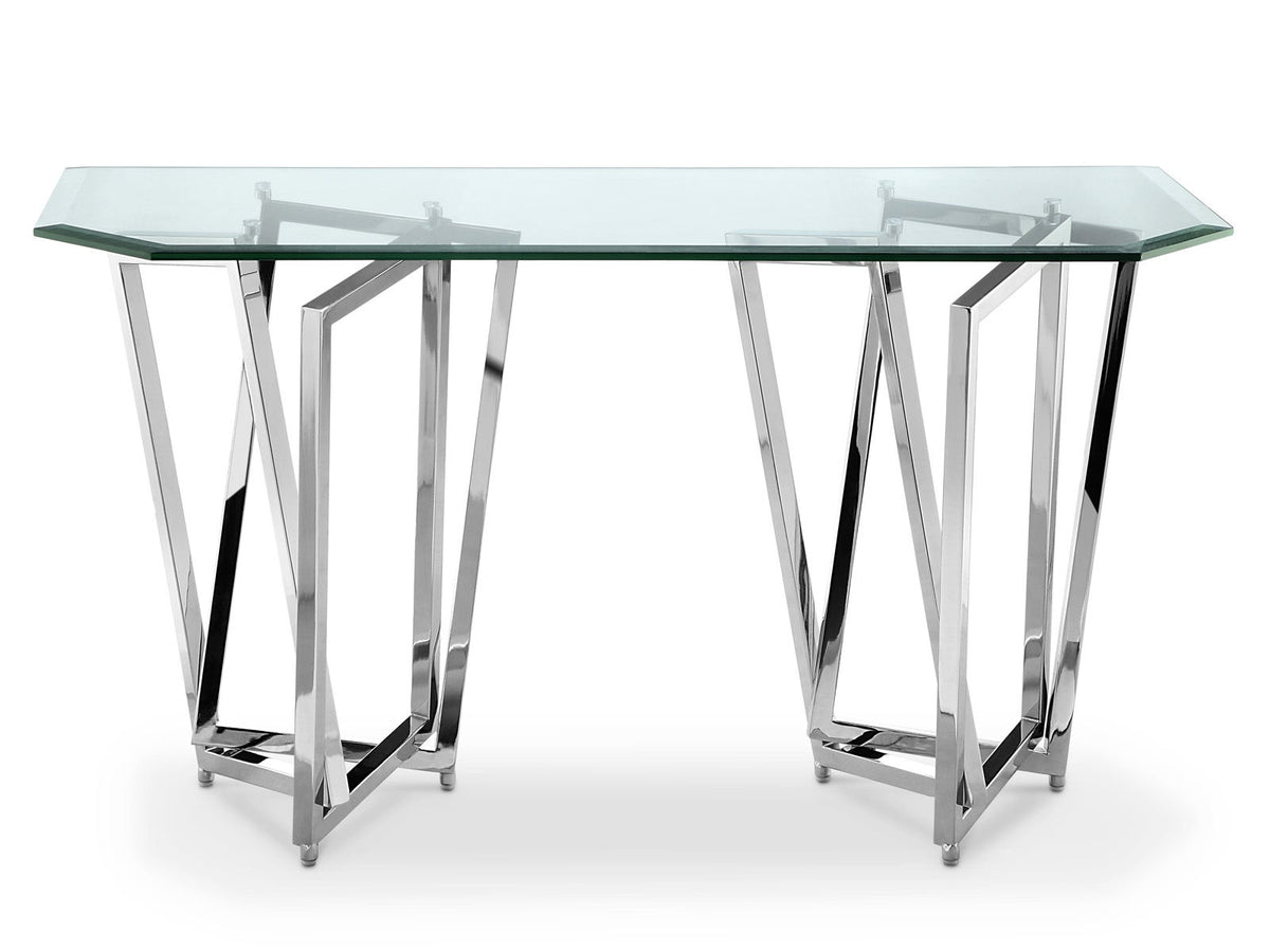 Lenox Square - Rectangular Sofa Table - Chrome