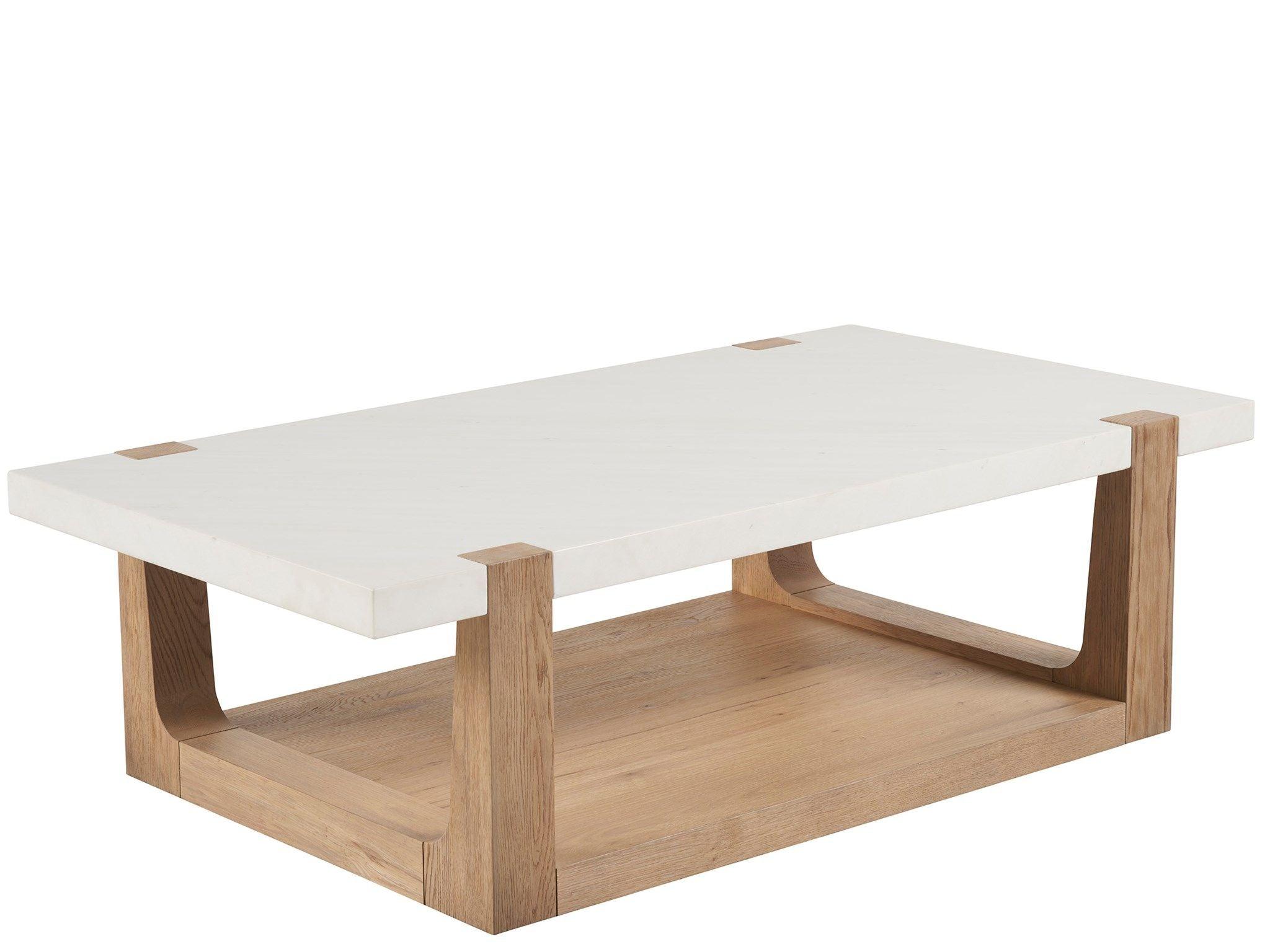 Universal Furniture - New Modern - Ellis Cocktail Table - White - 5th Avenue Furniture