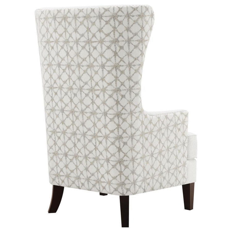 Coaster Fine Furniture - Pippin - Upholstered Wingback Accent Chair - Latte - 5th Avenue Furniture