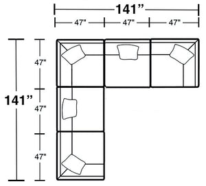 Jackson - Posh - Modular Sectional - 5th Avenue Furniture