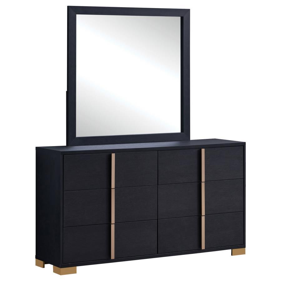 Marceline - 6-drawer Dresser With Mirror