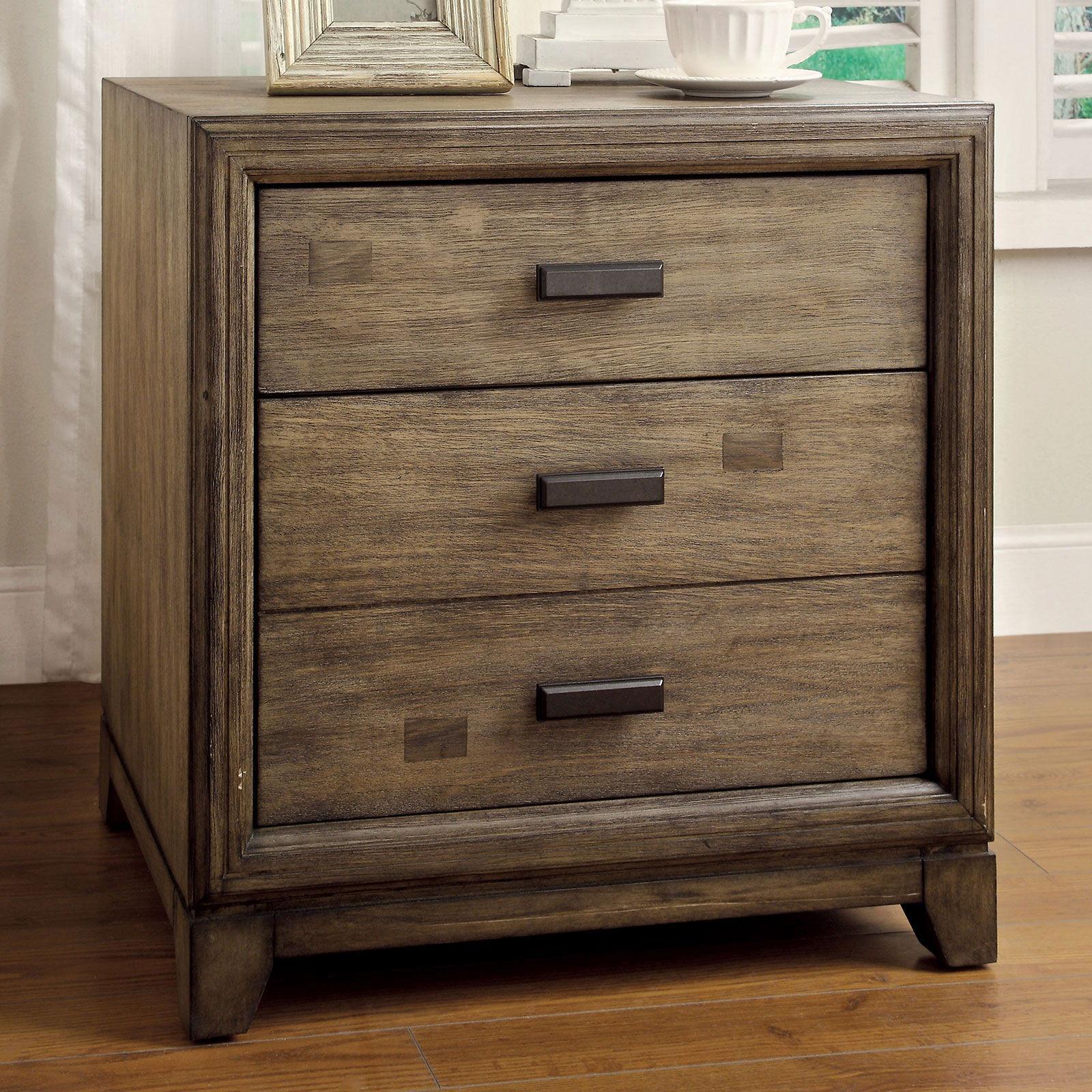 Furniture of America - Antler - Nightstand - Natural Ash - 5th Avenue Furniture