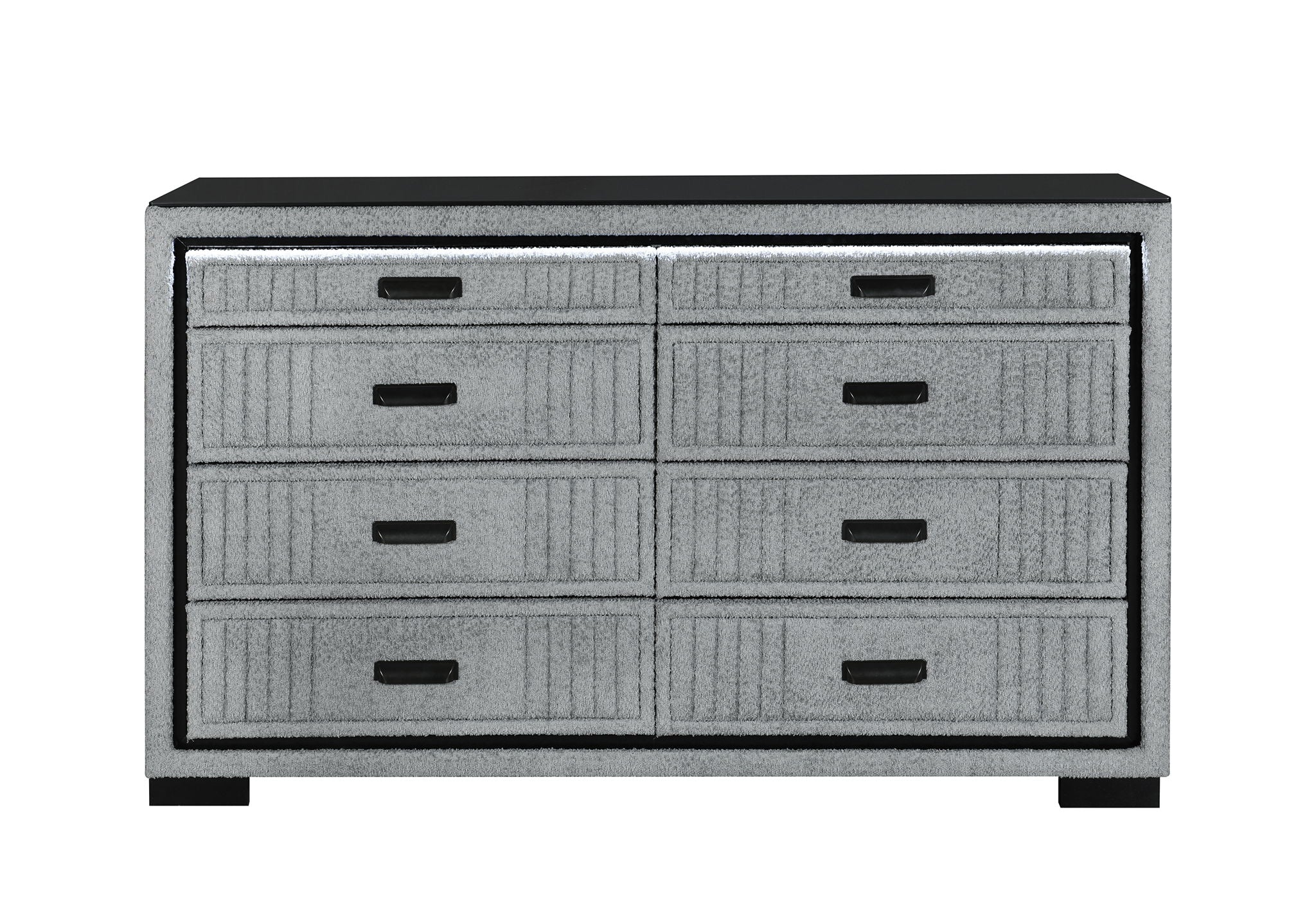 Isabella - Dresser With LED - Gray