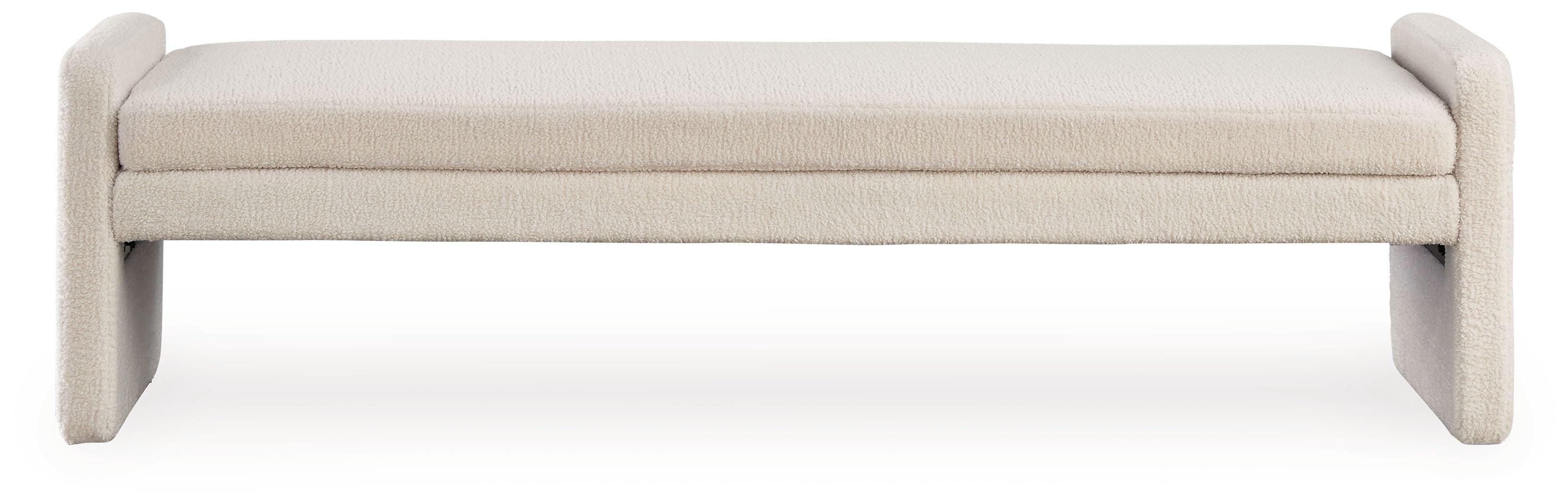 Signature Design by Ashley® - Lembertson - Ecru - Accent Bench - 5th Avenue Furniture