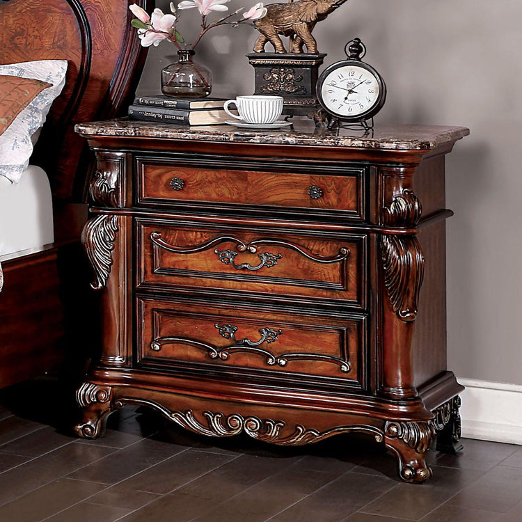 Furniture of America - Rosewood - Nightstand - Dark Oak - 5th Avenue Furniture