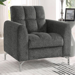 Furniture of America - Lupin - Chair - Dark Gray - 5th Avenue Furniture