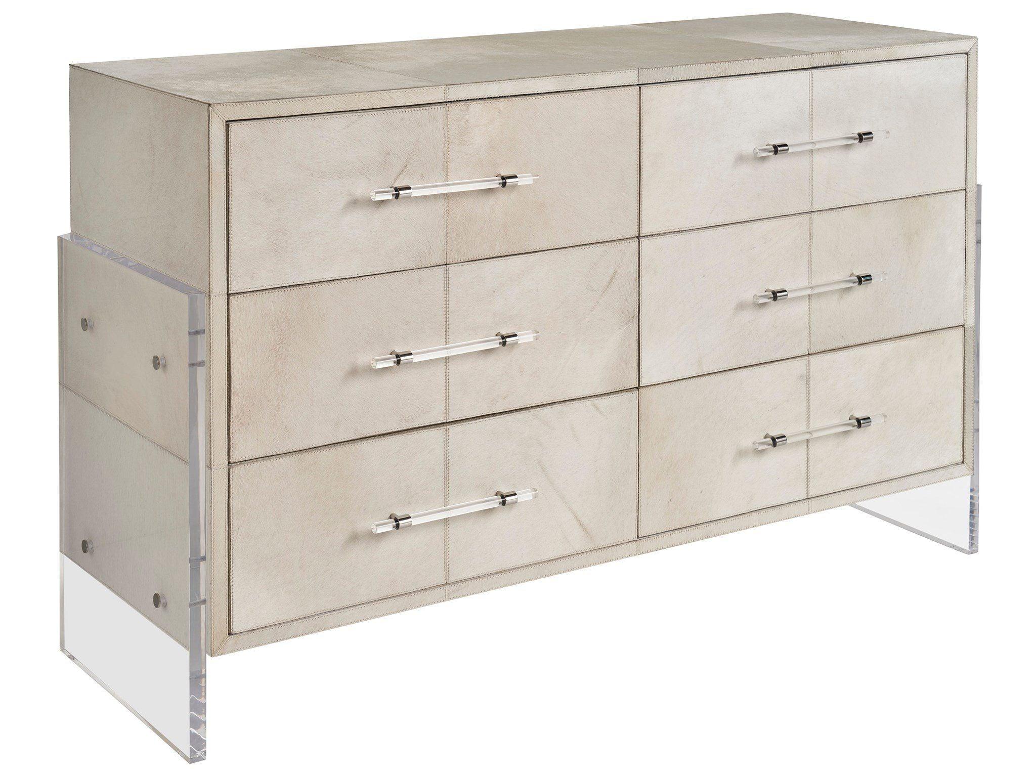 Universal Furniture - New Modern - Lyra Six Drawer Dresser - White - 5th Avenue Furniture
