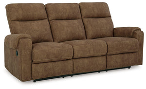 Signature Design by Ashley® - Edenwold - Brindle - Reclining Sofa - 5th Avenue Furniture