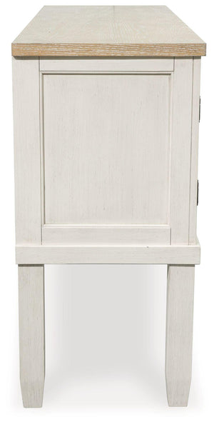 Benchcraft® - Shaybrock - Antique White / Brown - Dining Room Server - 5th Avenue Furniture