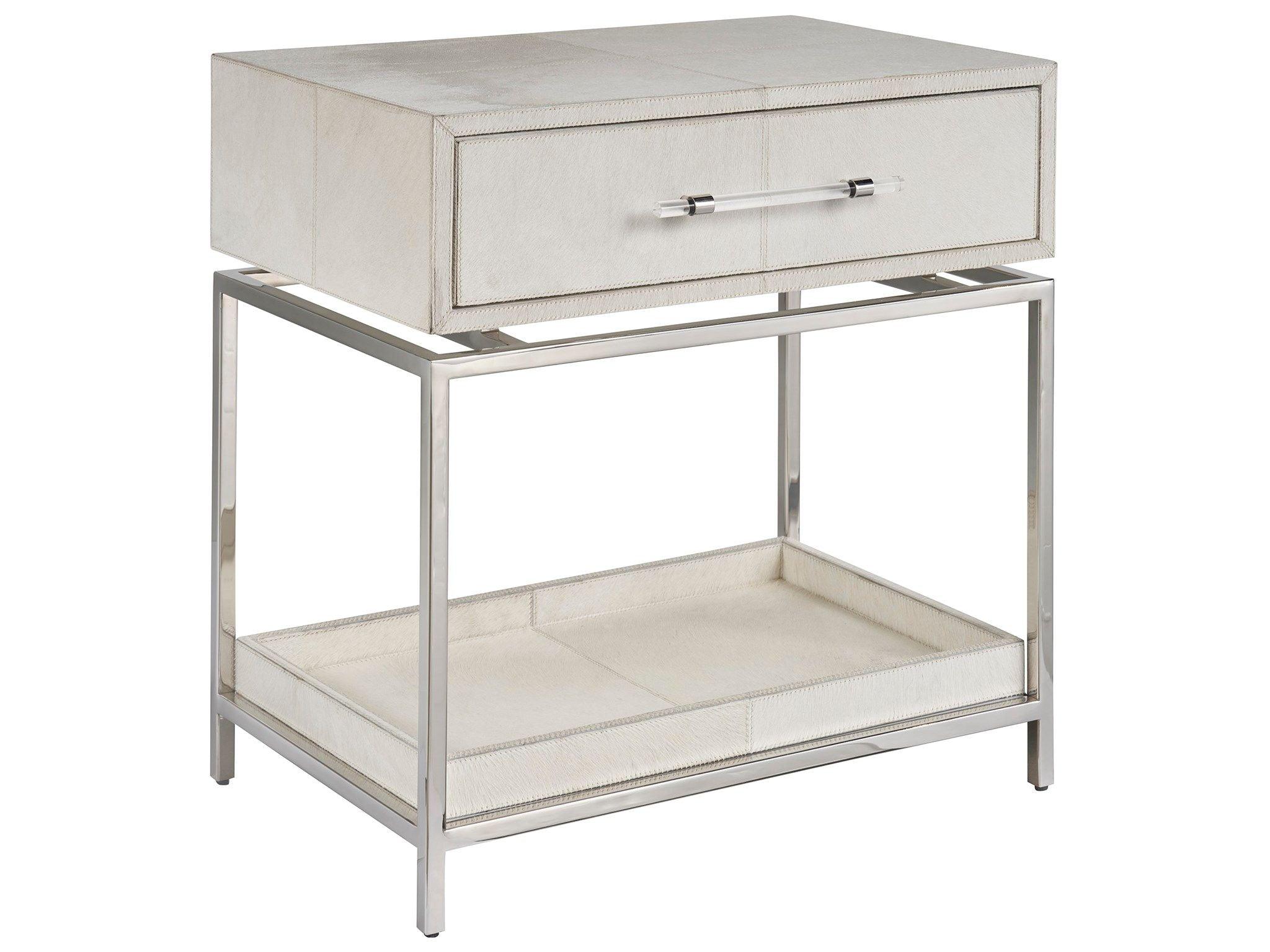 Universal Furniture - New Modern - Lyra Nightstand - White - 5th Avenue Furniture