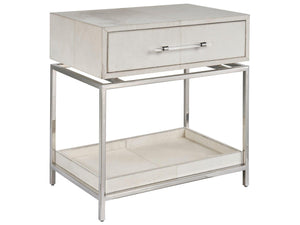 Universal Furniture - New Modern - Lyra Nightstand - White - 5th Avenue Furniture