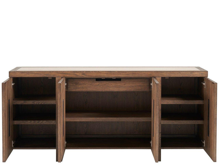 Universal Furniture - New Modern - Veda Credenza - Dark Brown - 5th Avenue Furniture