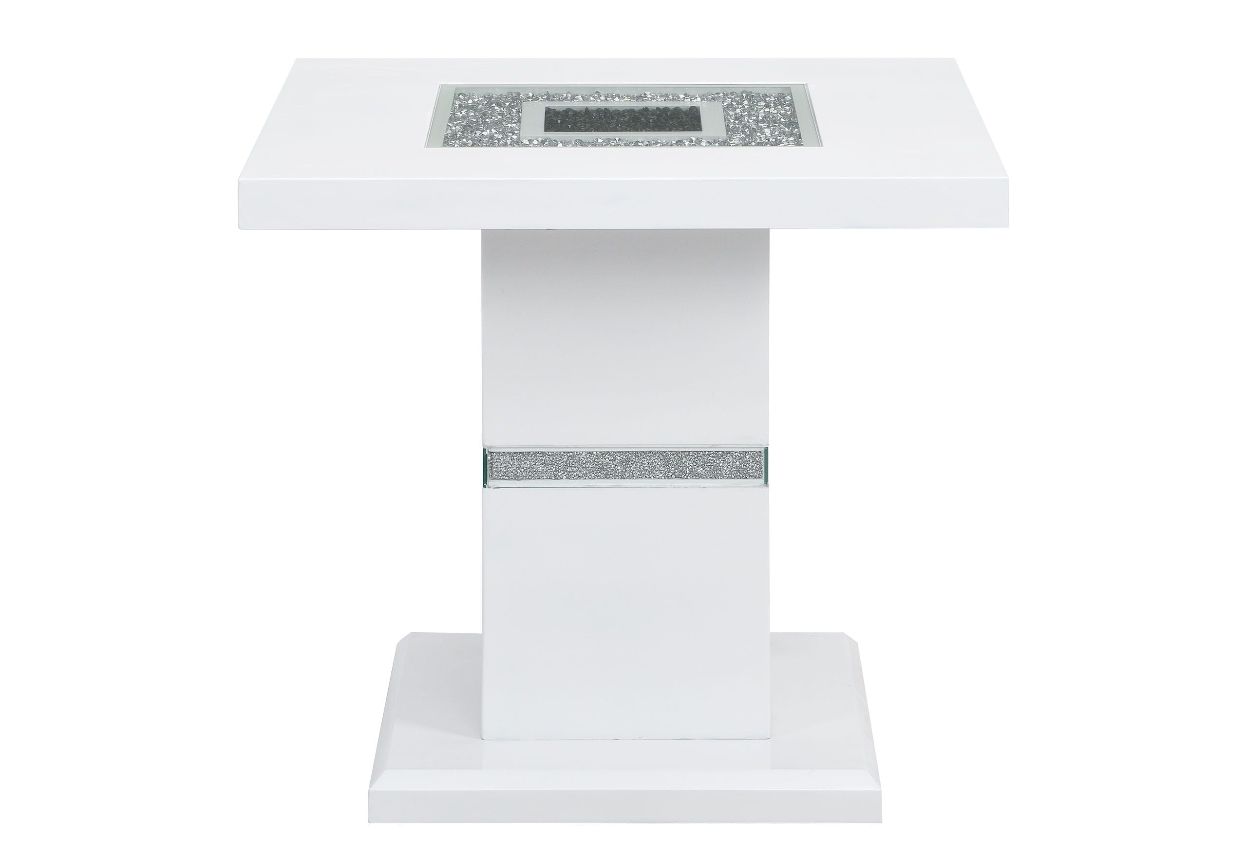 Monaco - End Table - White