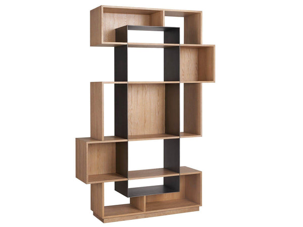 Universal Furniture - New Modern - Jaxon Etagere - Light Brown - 5th Avenue Furniture