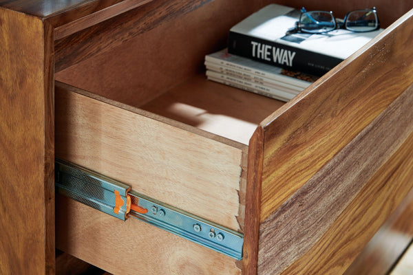 Signature Design by Ashley® - Dressonni - Brown - Dresser And Mirror - 5th Avenue Furniture