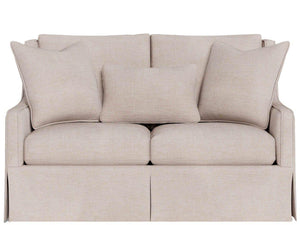 Universal Furniture - Hudson - Skirted Loveseat, Special Order - Beige - 5th Avenue Furniture