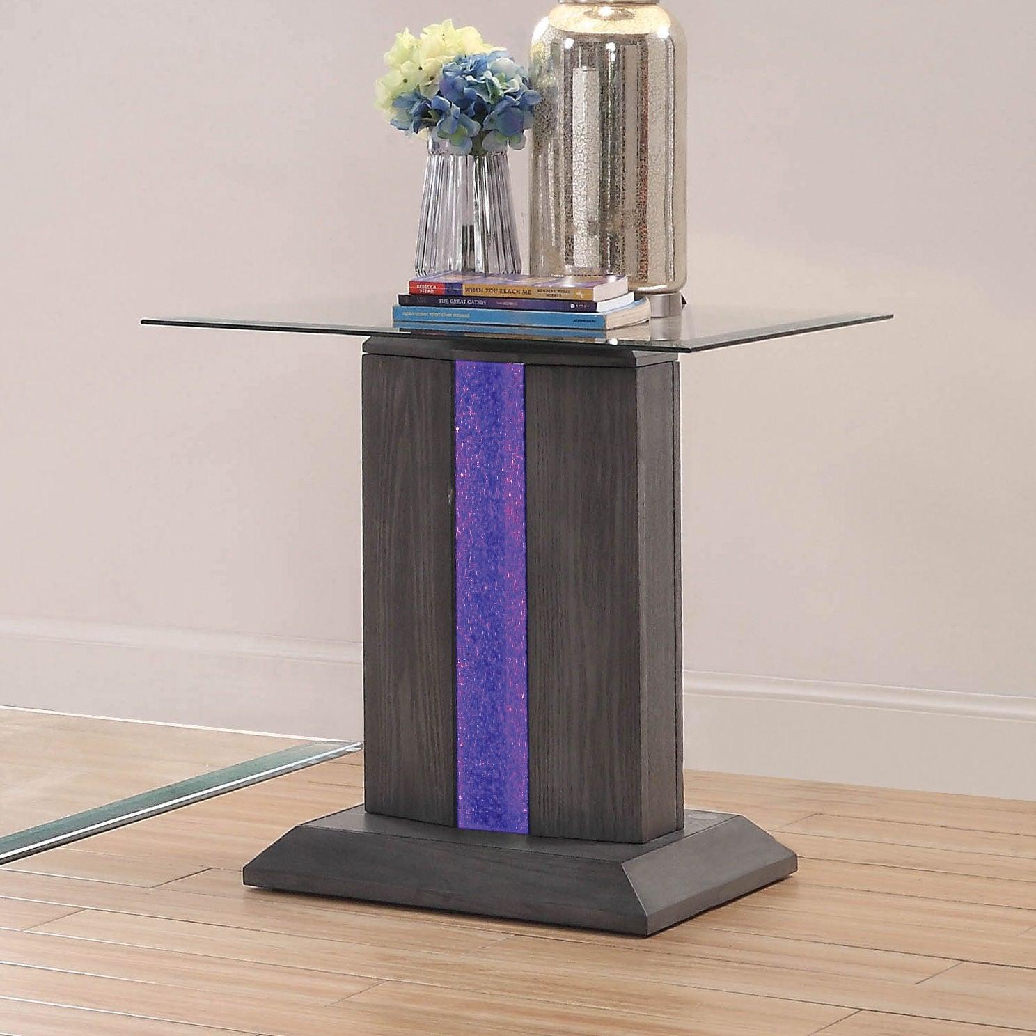 Furniture of America - Rhyl - End Table - Gray - 5th Avenue Furniture