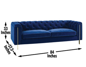 Steve Silver Furniture - Charlene - Velvet Sofa And Loveseat - 5th Avenue Furniture