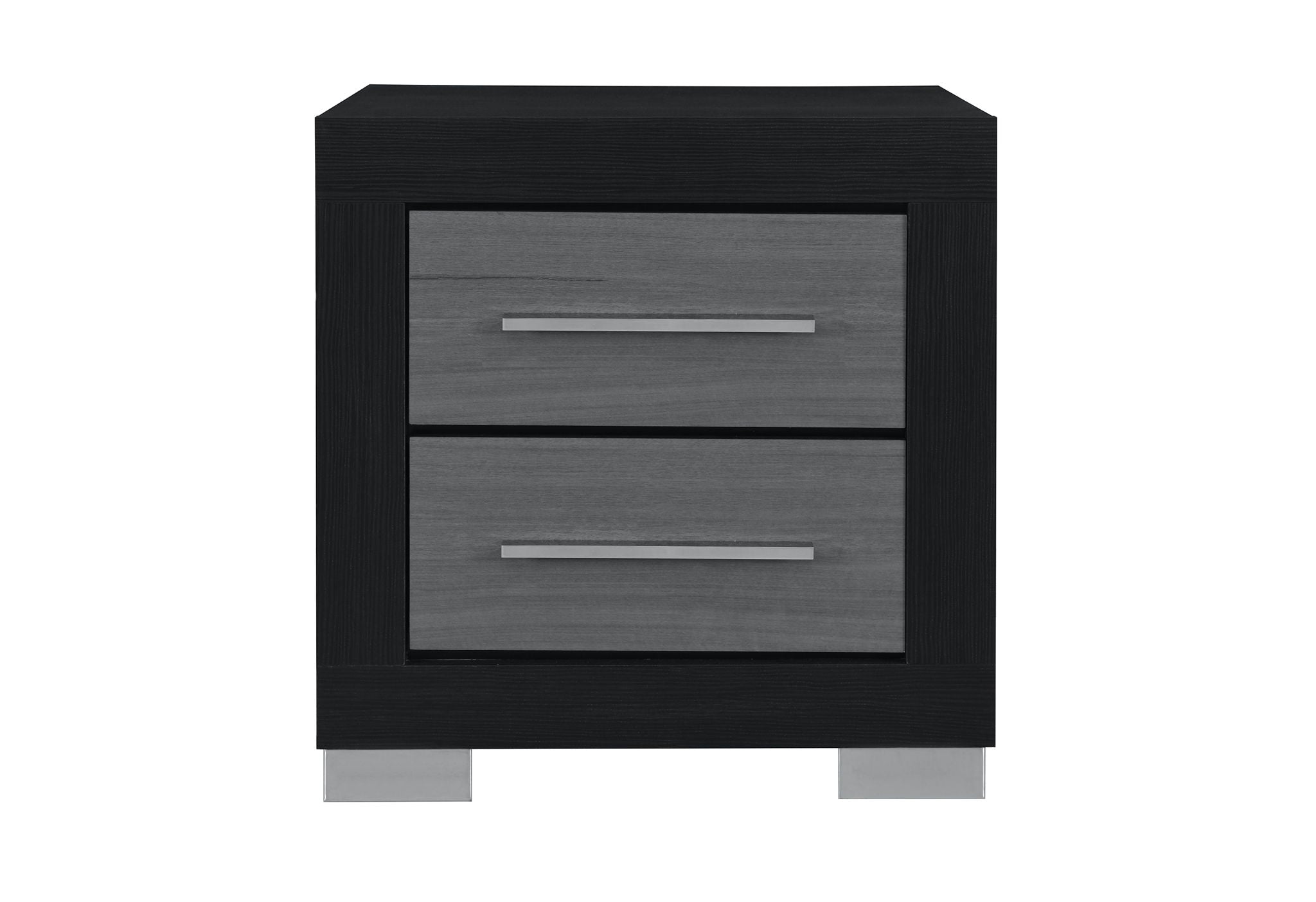 Emma - Nightstand - Black / Gray