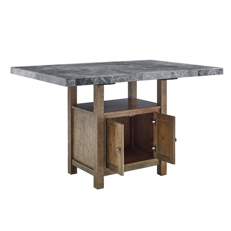 Steve Silver Furniture - Grayson - Counter Dining Set - Distressed Wood Base - 5th Avenue Furniture