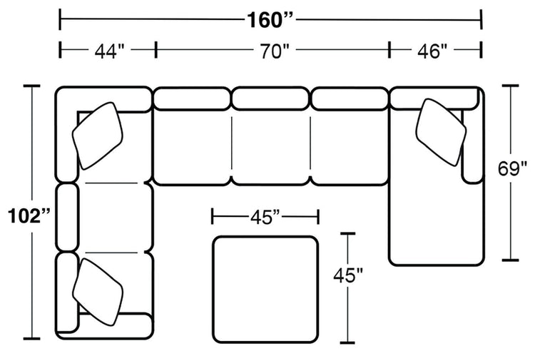 Jackson - Royce - Sectional Set - 5th Avenue Furniture