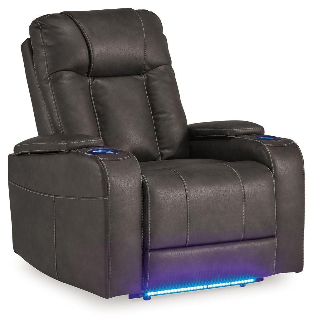 Signature Design by Ashley® - Feazada - Power Recliner With Adj Headrest - 5th Avenue Furniture