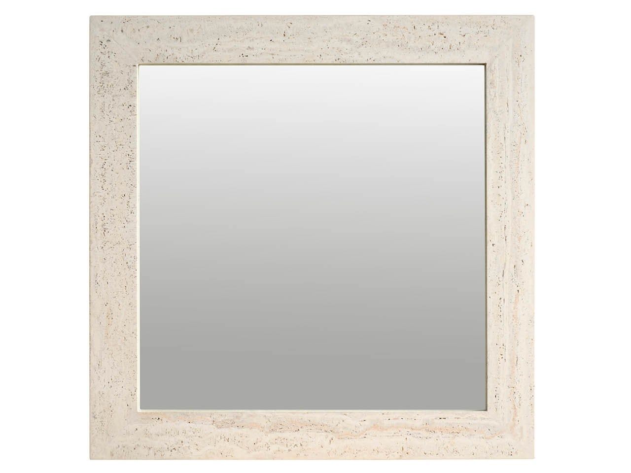 Modern - Travertine Mirror - Beige