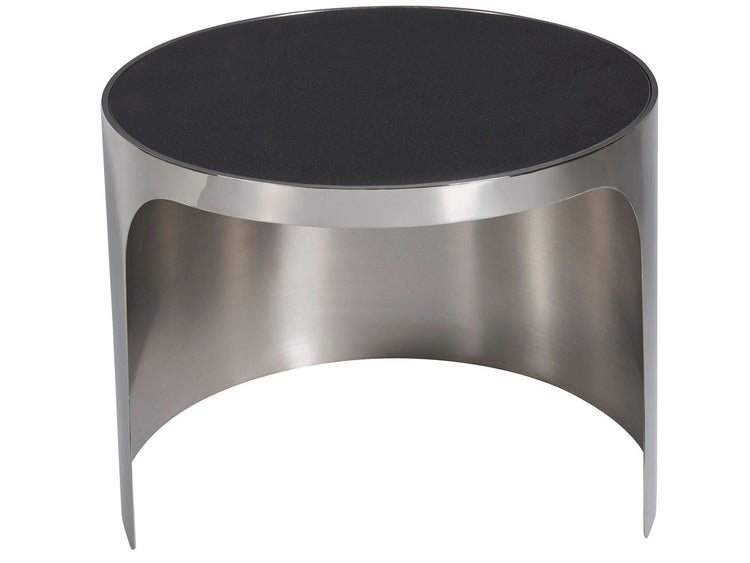 Universal Furniture - New Modern - Revolve Small Nesting Table - Pearl Silver - 5th Avenue Furniture