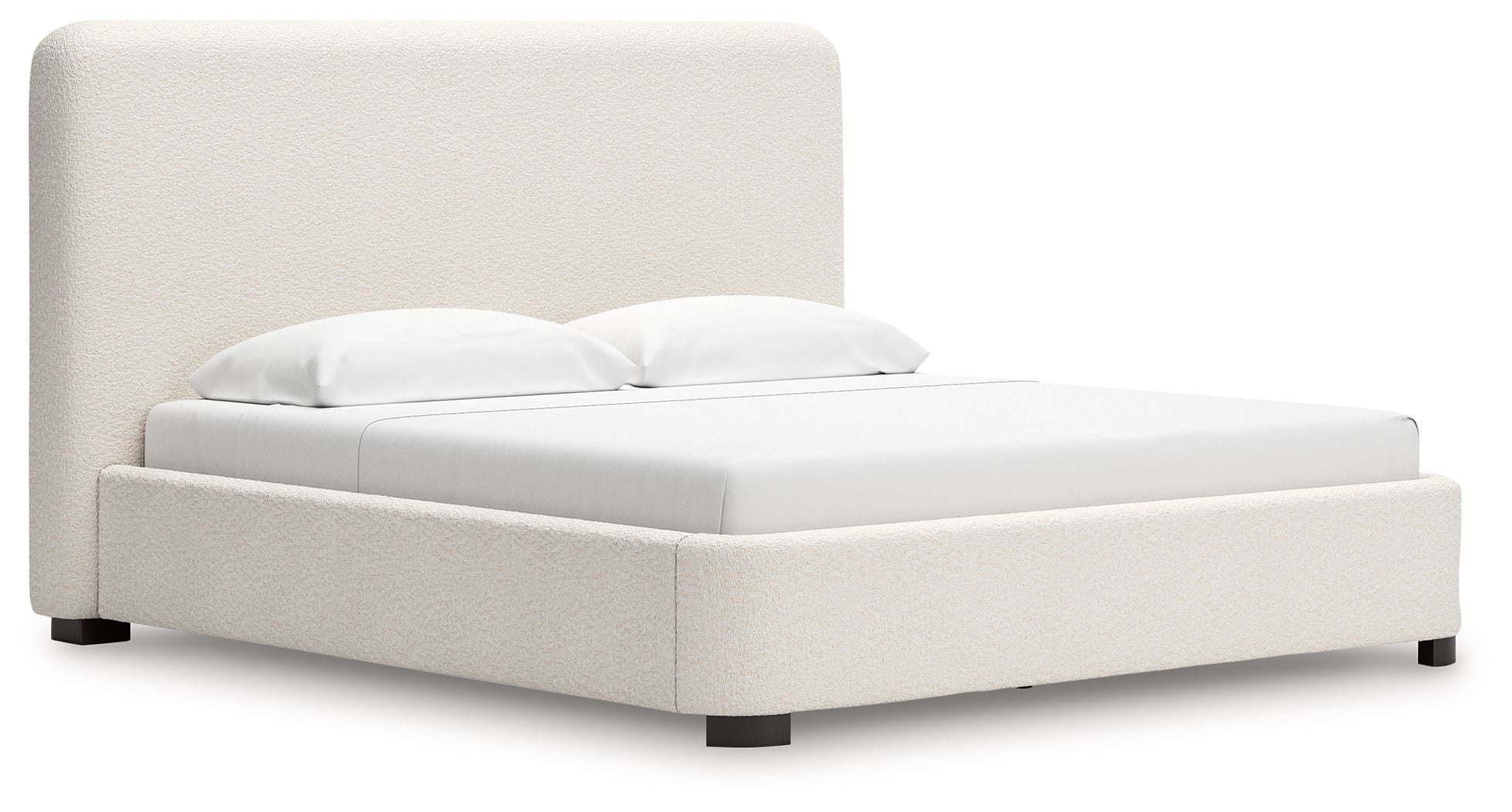 Halstead - Beige - King Upholstered Bed