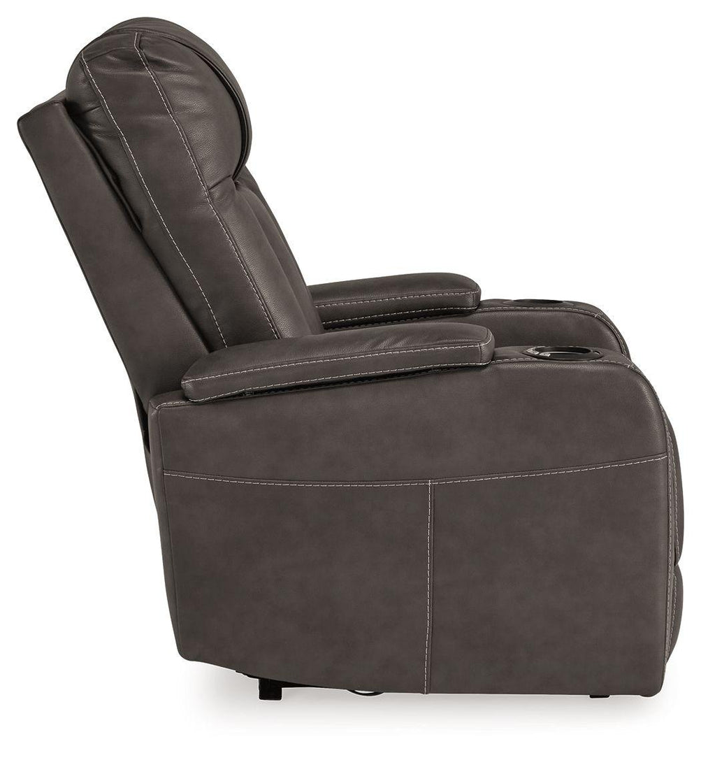 Signature Design by Ashley® - Feazada - Power Recliner With Adj Headrest - 5th Avenue Furniture