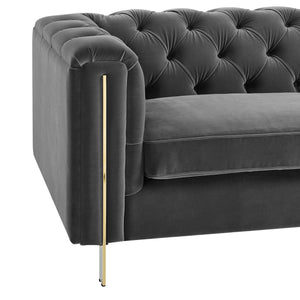 Steve Silver Furniture - Charlene - Velvet Sofa And Loveseat - 5th Avenue Furniture