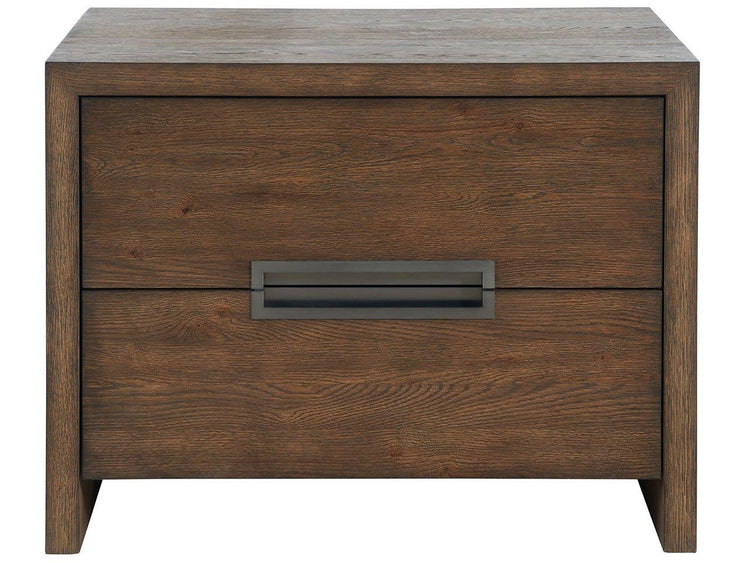 Universal Furniture - New Modern - Atlas Drawer Nightstand - Dark Brown - 5th Avenue Furniture