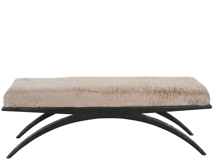 Universal Furniture - New Modern - Nola Bench - Gray - 5th Avenue Furniture