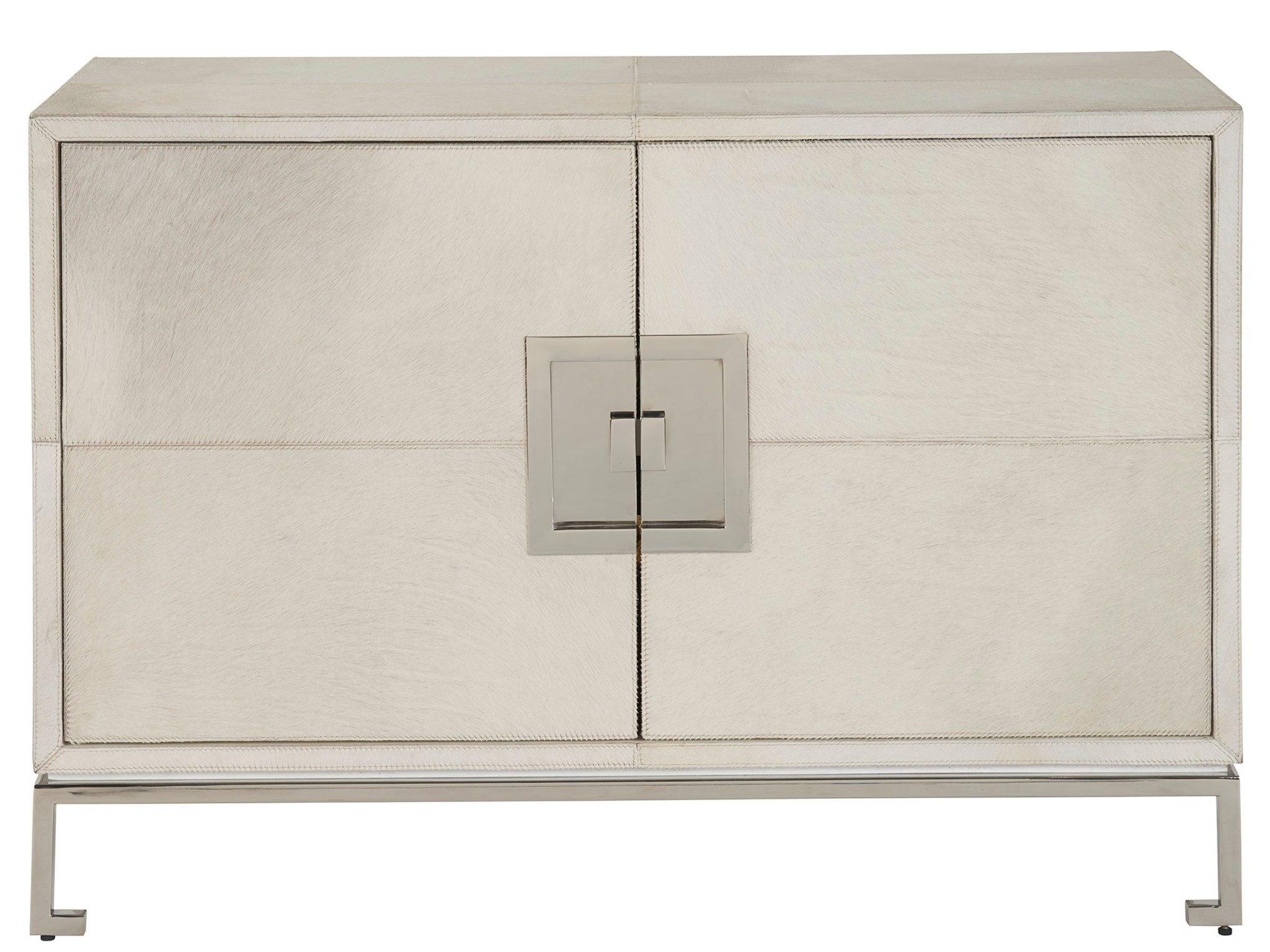 Universal Furniture - New Modern - Marigold Door Cabinet - White - 5th Avenue Furniture