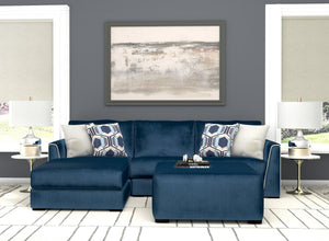 Jackson - Jetson - Sectional, Accent Pillows & Cocktail Ottoman Set - 5th Avenue Furniture