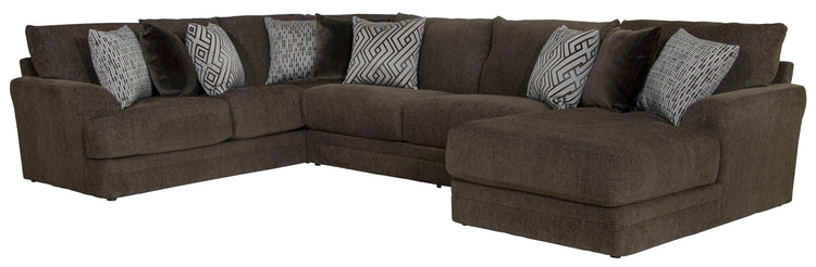 Jackson - Galaxy - 3 Piece Sectional, Comfort Coil Seating And 9 Included Accent Pillows - 5th Avenue Furniture