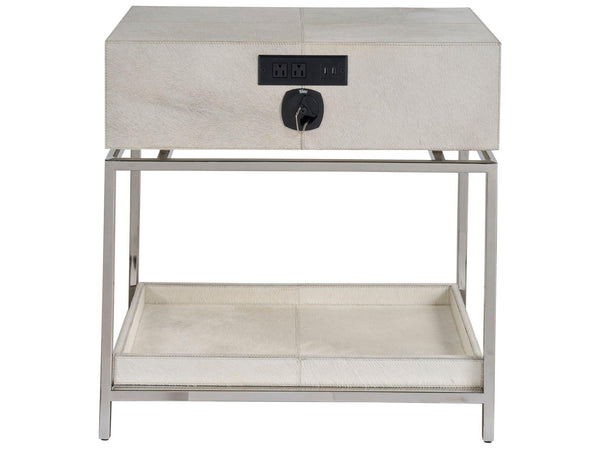 Universal Furniture - New Modern - Lyra Nightstand - White - 5th Avenue Furniture