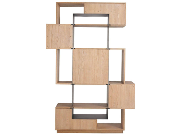 Universal Furniture - New Modern - Jaxon Etagere - Light Brown - 5th Avenue Furniture