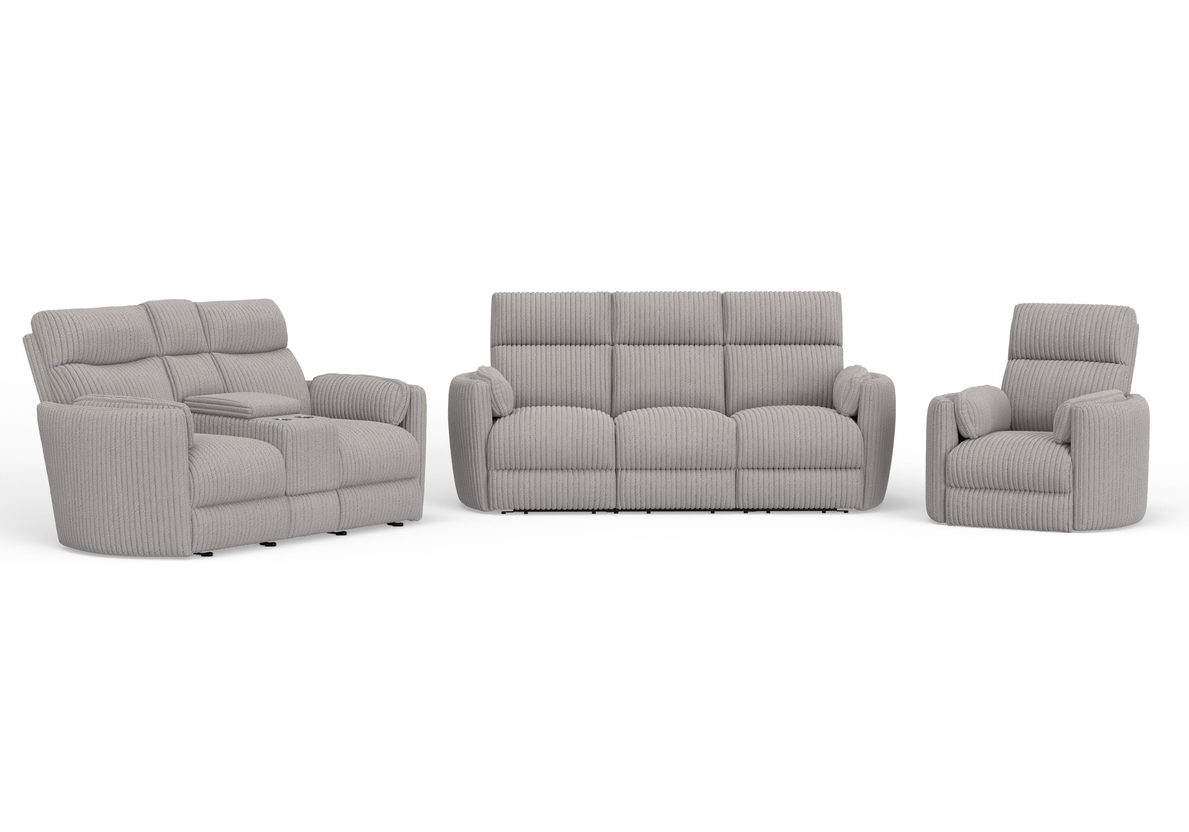 Radius - Power Reclining Sofa Loveseat And Recliner