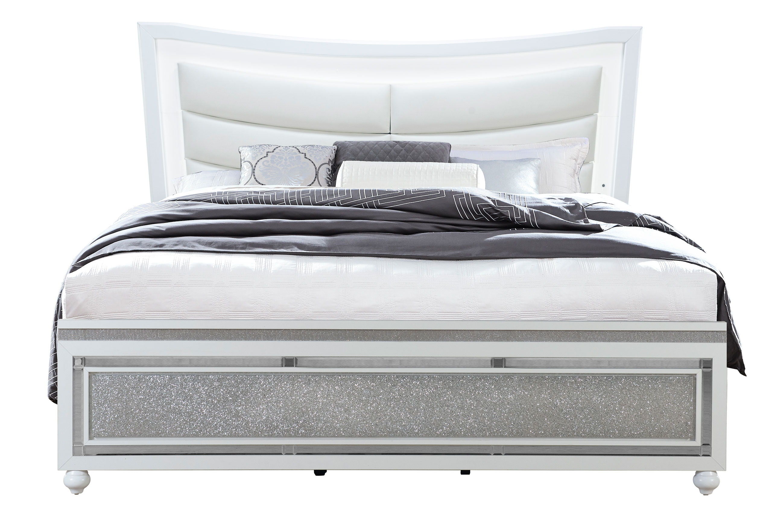 Collete - Queen Bed - White