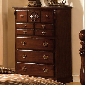 Furniture of America - Tuscan - Chest - Glossy Dark Pine - 5th Avenue Furniture