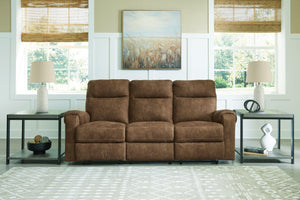 Signature Design by Ashley® - Edenwold - Brindle - Reclining Sofa - 5th Avenue Furniture