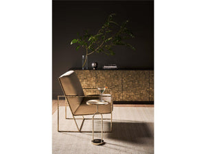 Universal Furniture - New Modern - Fawn Martini Table - Pearl Silver - 5th Avenue Furniture