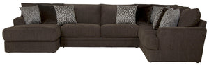 Jackson - Galaxy - 3 Piece Sectional, Comfort Coil Seating And 9 Included Accent Pillows - 5th Avenue Furniture