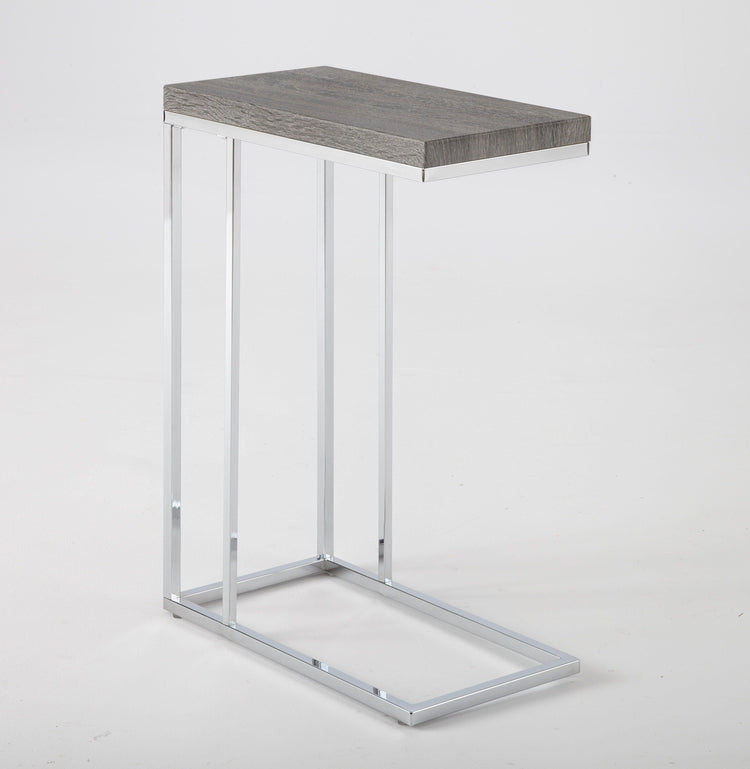 Steve Silver Furniture - Lucia - Chairside End Table - Gray Top - 5th Avenue Furniture